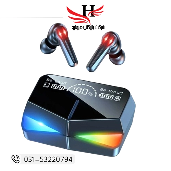 هندزفري بلوتوث ايرپاد GAME HEADSET M28 با طراحی گیمینگ، نورپردازی جذاب، صدای قدرتمند و تأخیر کم، مناسب بازی، مکالمه و موسیقی، گزینه‌ای پرفروش برای خرید عمده از هیوارو، نمایندگی معتبر در شهرضا، استان اصفهان و استان تهران